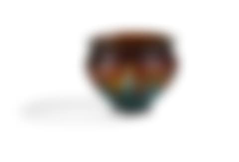 Large bowl in lined glass (preview)