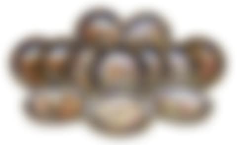 Set of twelve plates with various depictions of battles (preview)