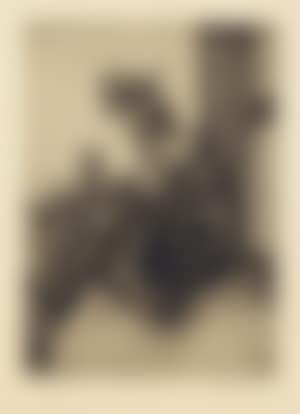Lady having coffee with her arm propped up in front of an empty glass (preview)