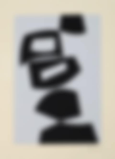 Composition in black on gray (preview)