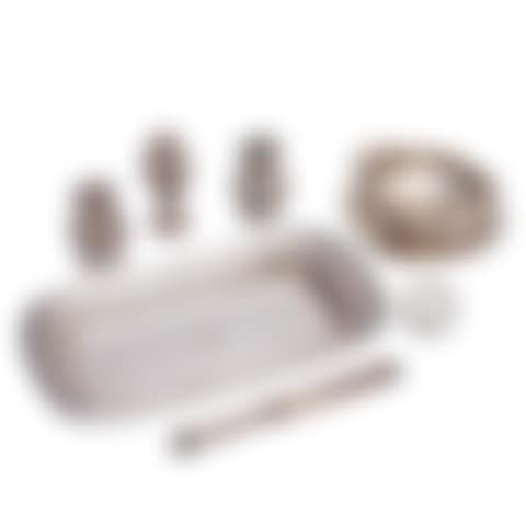 EIGHT SILVER-PLATED TABLE ITEMS (preview)