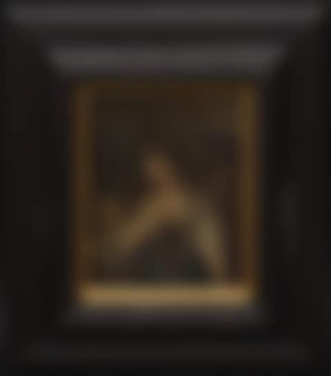Young woman and child with bird (preview)
