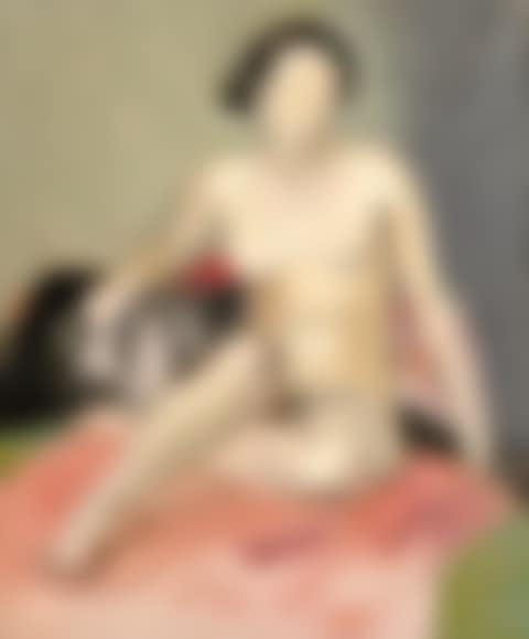 Seated female nude (preview)