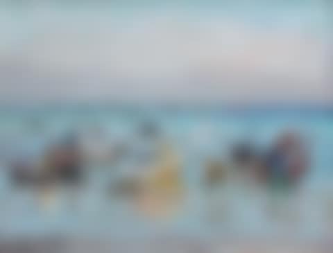 FISHERMEN AND BOATS BY THE SEA (preview)