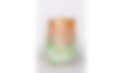 Vase with ovoid body with polylobed neck, hot cut (preview)