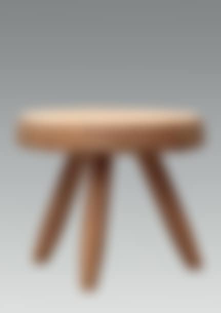 LOW edition STOOL in light ash with tapered tripod base (preview)