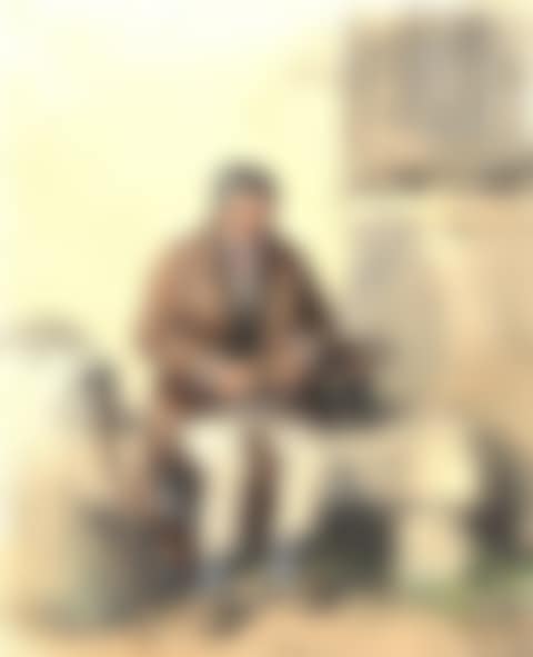 Man sitting on a bench (preview)
