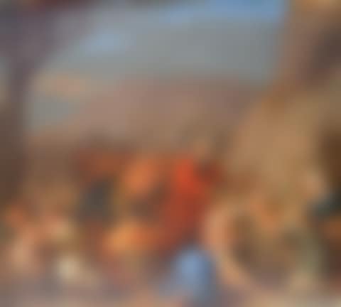 Moses bringing water out of the rock (preview)