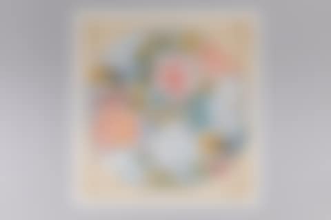 Project for a medallion decorated with roses (preview)