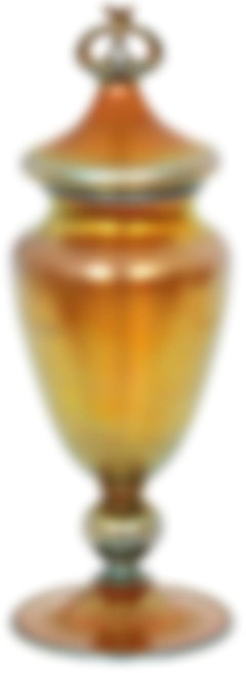 Steuben Gold Aurene covered urn (preview)