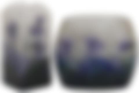 Two vases with enameled floral decoration (preview)