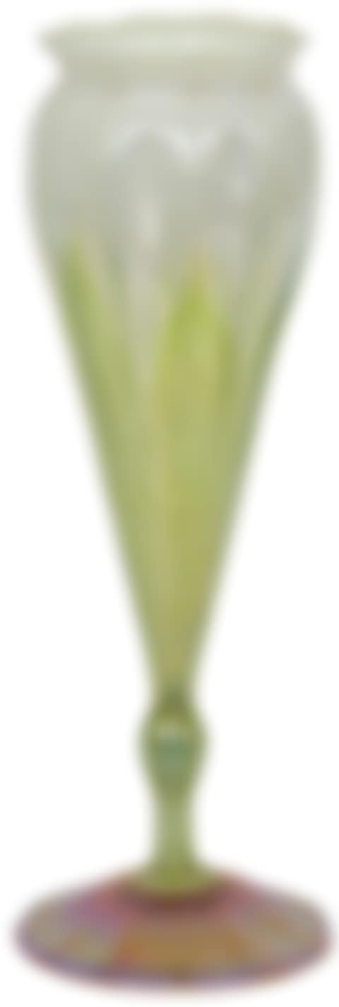Favrile glass floriform vase having (preview)