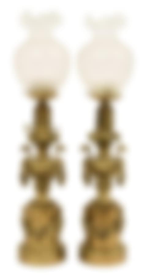 Pair of French Gilt Bronze Figural Table Lamps (preview)