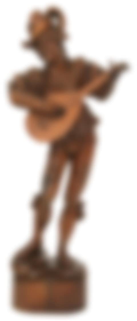 German Wood Carving of a Musician (preview)
