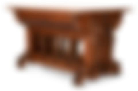American Figural Carved Oak Library Table (preview)