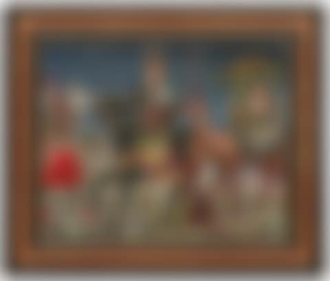 Italian Micro Mosaic Panel of Islamic Scene (preview)