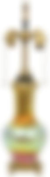 Steuben Gold Iridescent Art Glass Lamp Base (preview)