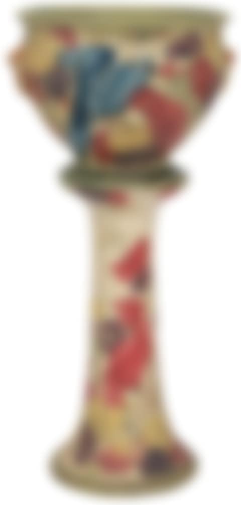 Weller Pottery "Parrots" Jardiniere & Pedestal (preview)