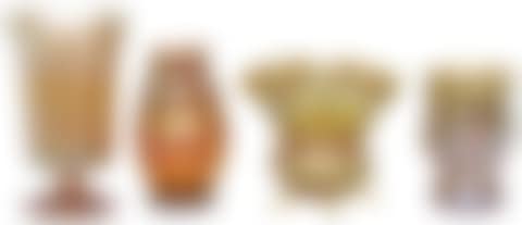 Favrile glass cabinet pieces having (preview)