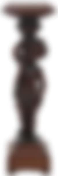 Mahogany Figural Carved Putti Pedestal (preview)
