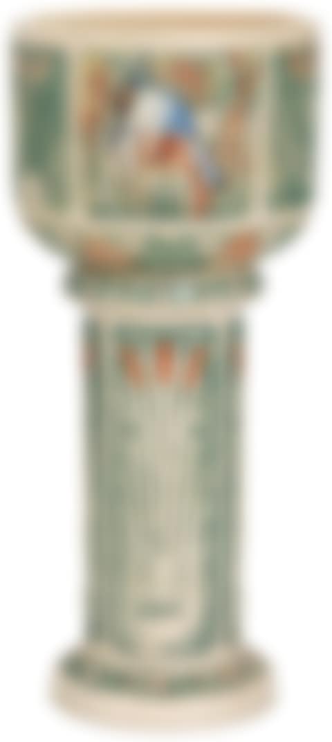 Weller Pottery "Zona" Jardiniere & Pedestal (preview)