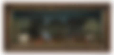 American Shadow Box Diorama of a Native American Camp (preview)