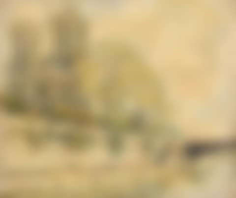 French Oil Painting of Notre Dame Cathedral (preview)