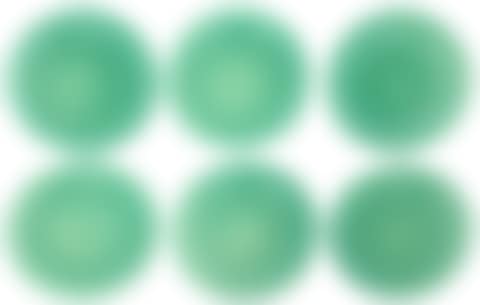 Six Steuben green jade plates (preview)