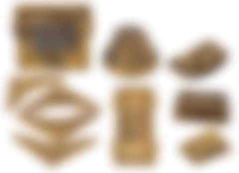 Seven-Piece "American Indian" Desk Set (preview)