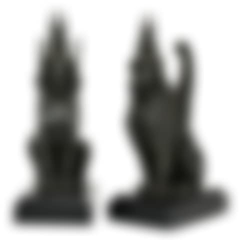 Pair of French Patinated Bronze Figures of Winged Sphinxes (preview)