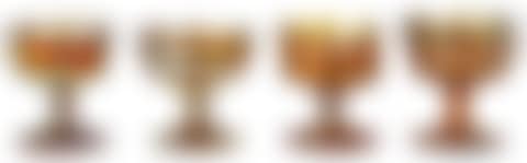 Four Tiffany Studios Gold Iridescent Sherbet Cups (preview)