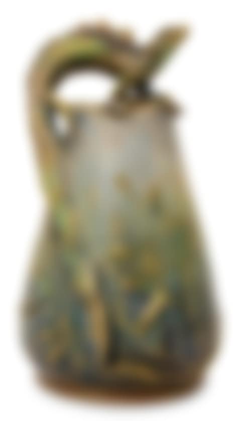 Amphora Pottery Vase with Lizard (preview)