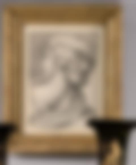 Figure of a turbaned woman (preview)