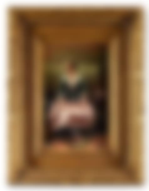 Elegant seated in an interior (preview)