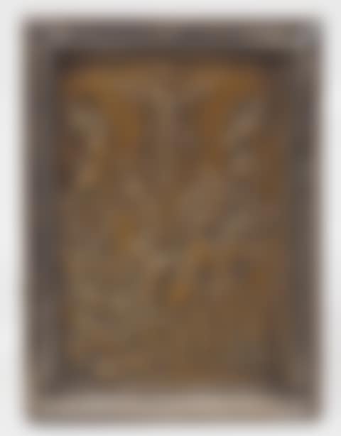 Rectangular bronze plaque depicting the crucifixion (preview)