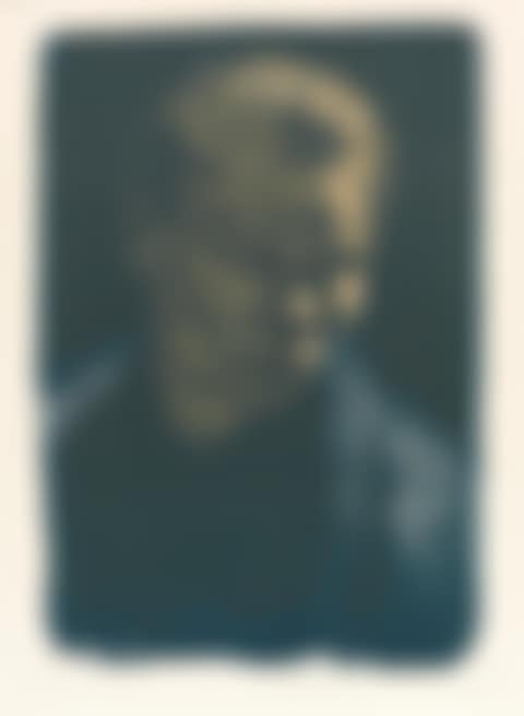 Brustbild einer Arbeiterfrau mit blauem Tuch (preview)