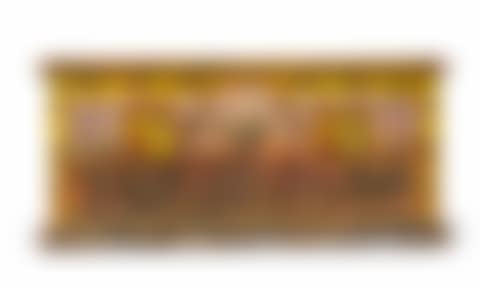 A POLYCHROME PAINT-DECORATED PINE BLANKET CHEST (preview)