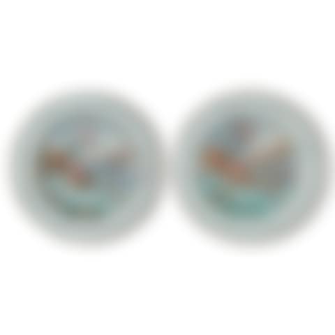A Pair of Chinese Export Famille-Rose 'Peter the Great' Plates, Qing Dynasty, Qianlong Period (preview)