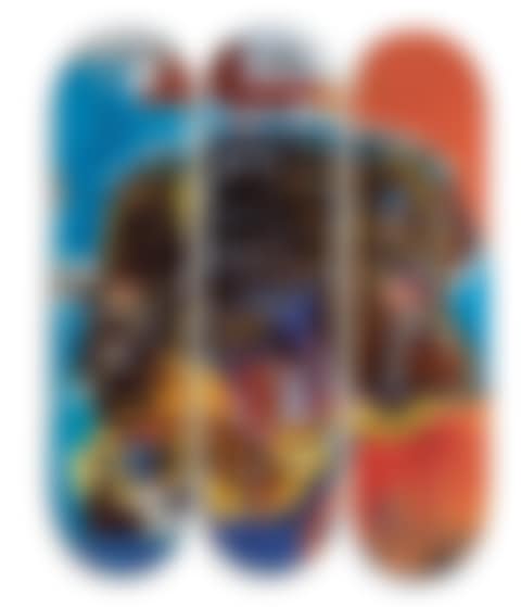 Skateboard Triptych: Skull (preview)