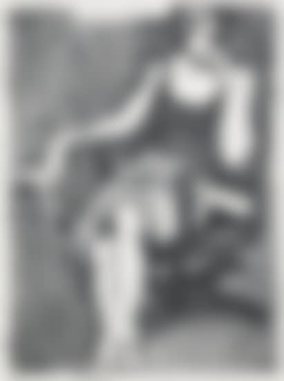 Seated Woman Drinking From a Cup (preview)