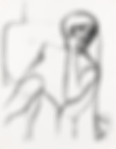 Woman Seated in an Armchair (preview)