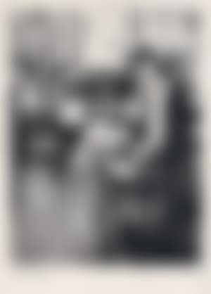 Young girl in coffee looking at street (preview)
