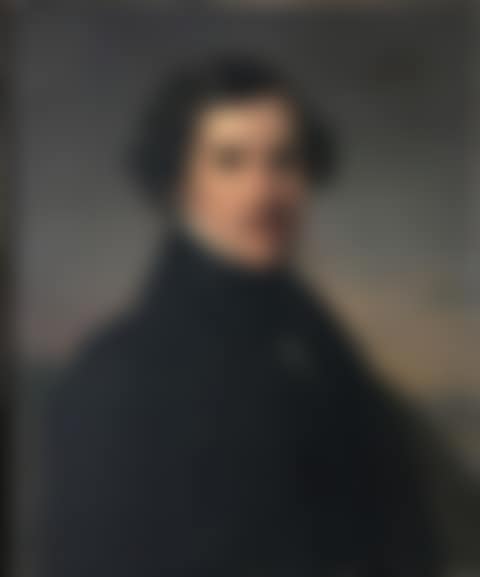 PORTRAIT OF A MAN ON A LANDSCAPE BACKGROUND (preview)