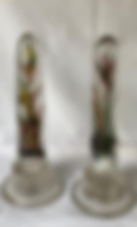 Pair of glass obelisks (preview)