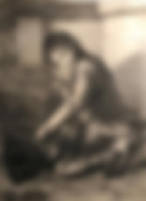 The young hurdy-girl player (preview)