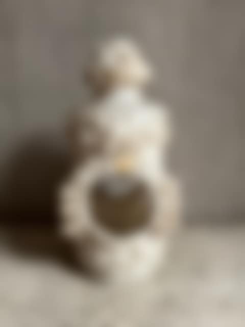 Carved alabaster clock body (preview)