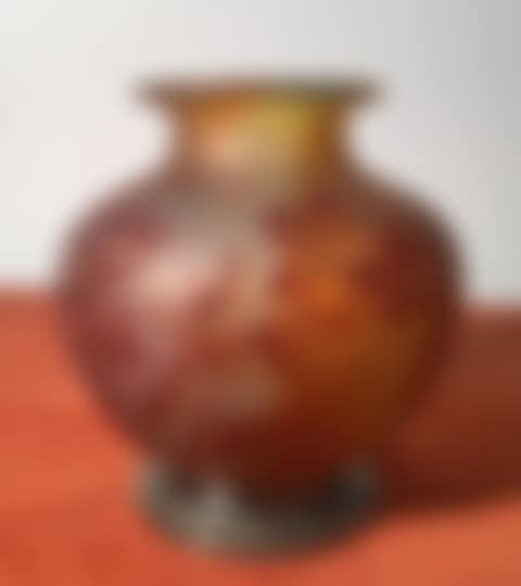 Small vase with acid-etched decoration (preview)