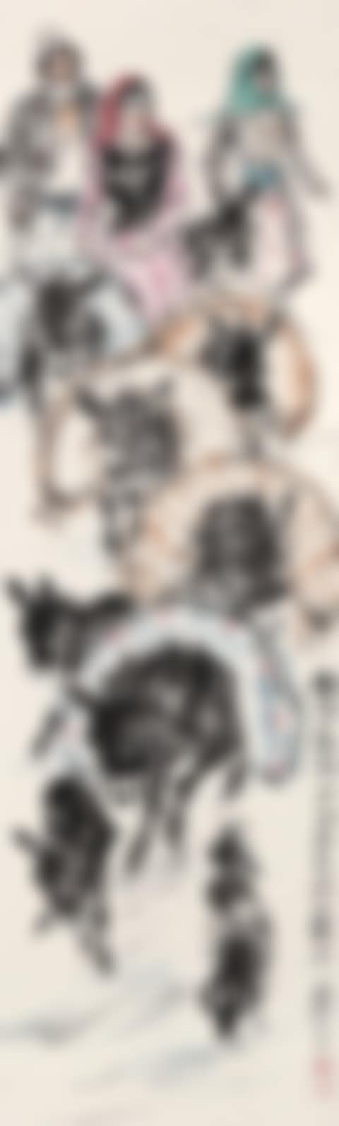 DONKEYS AND HERDSMEN (preview)
