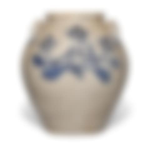 An Incised and Cobalt-Blue Decorated Five-Gallon Crock, attributed to W.H. Farrar, Geddes, New York (preview)