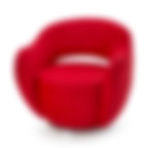 HOLLY HUNT RED WYSIWYG ARMCHAIR (preview)